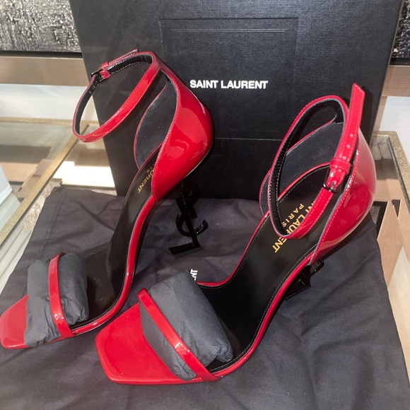 Saint Laurent
Women's Opyum Logo High Heel Sandals - Picture 2 of 9